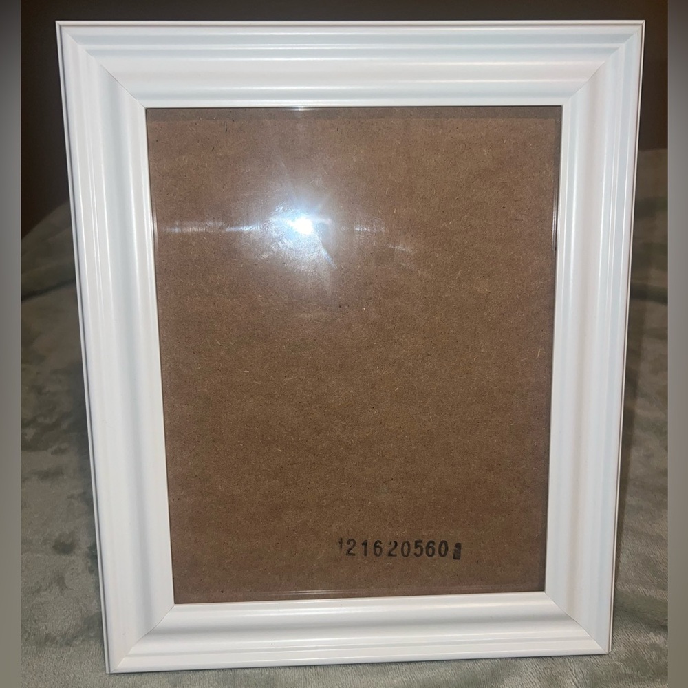 Elegant White Photo Frame